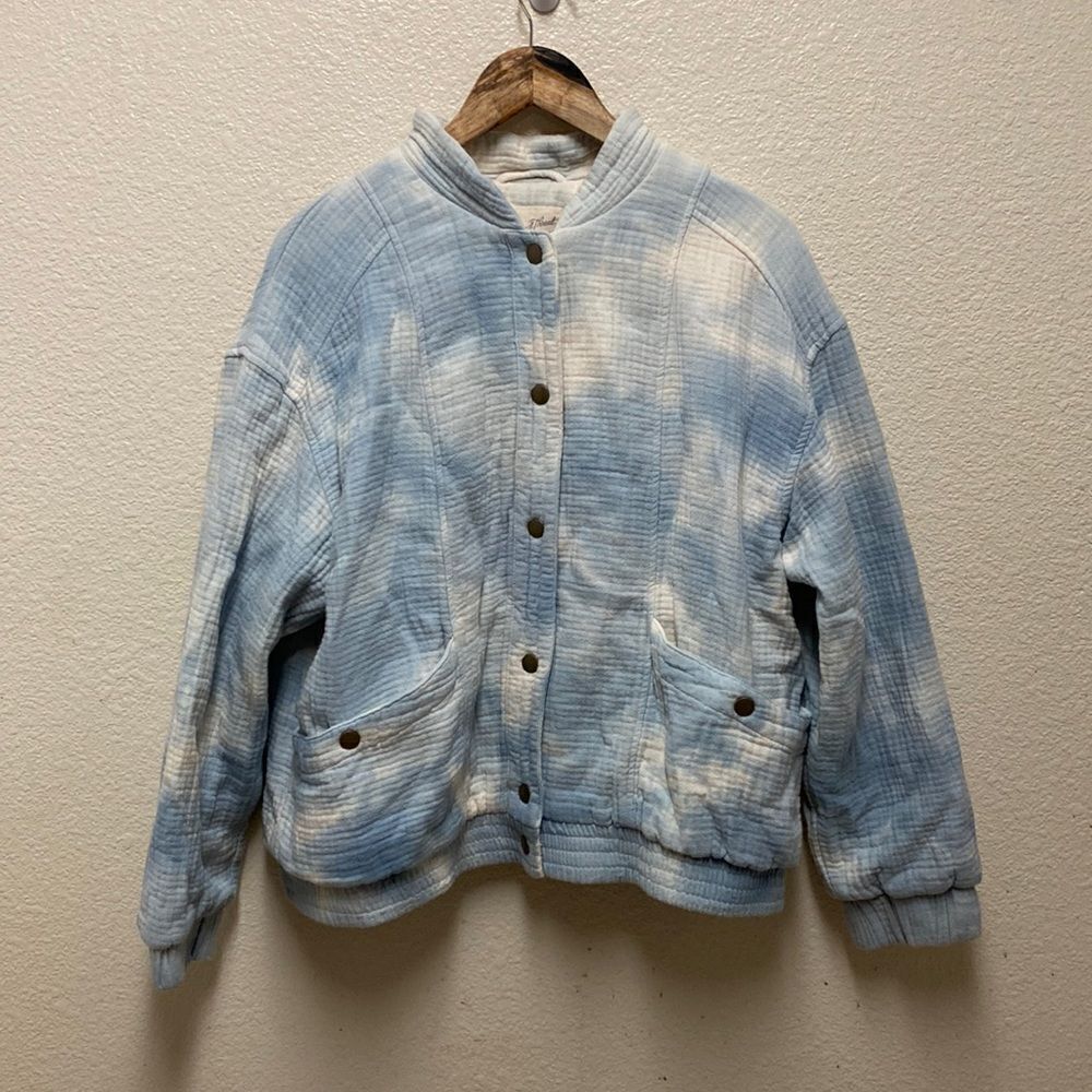Universal Thread Tie Dye Bomber Jacket Large